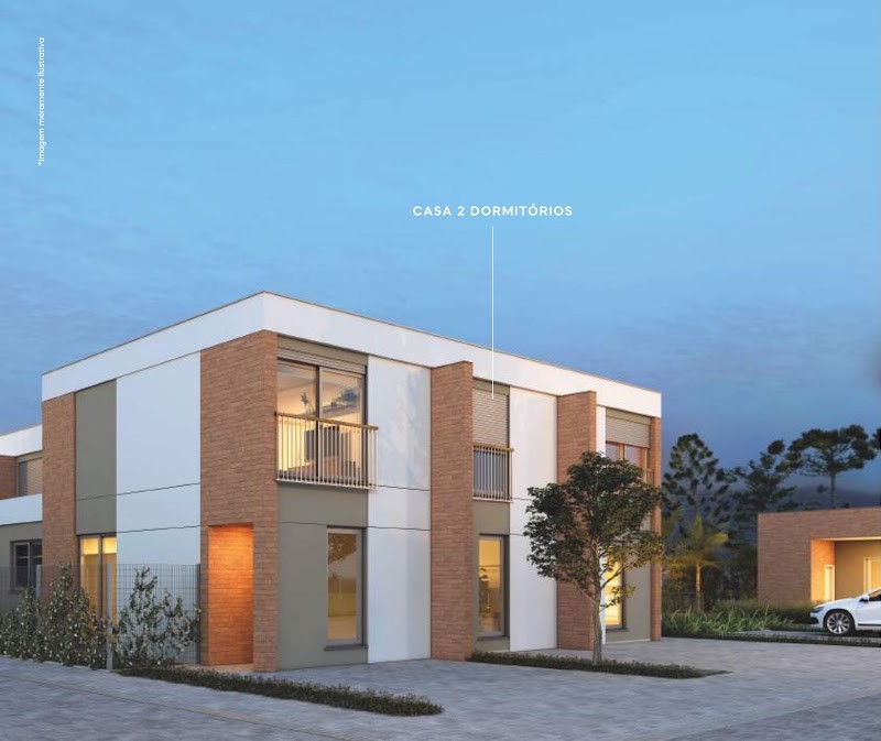 &Eacute;vora, Sobrado 3 Dormit&oacute;rios (79,96 m&sup2;)